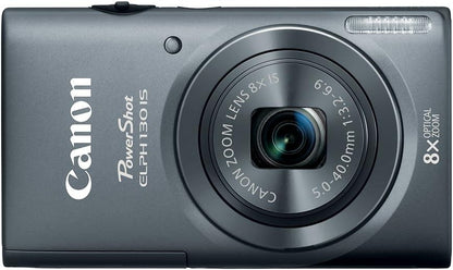 Canon ELPH 130 IS 16MP Digital Camera 8x Zoom