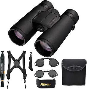 Nikon Monarch M5 12x42 Binocular Bundle - Lens Pen, Harness
