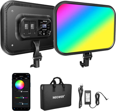 Neewer RGB168 18.3" RGB LED Video Light Panel with APP Control