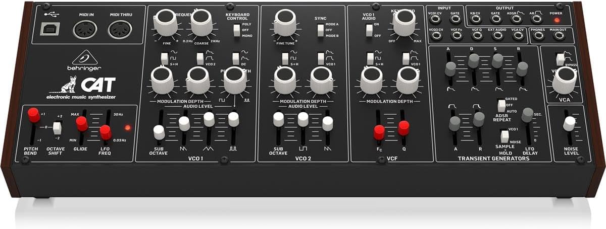 Behringer CAT Analog Synthesizer - Dual VCO Design