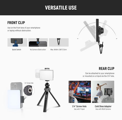 Neewer 10104980 VL67B Phone Selfie Light with APP Control