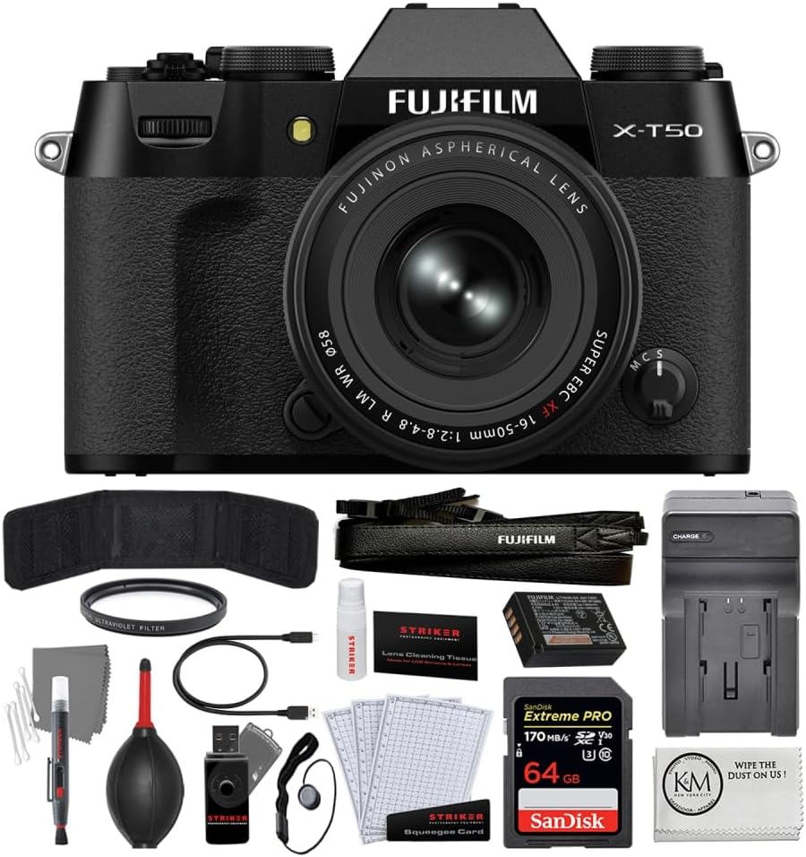Fujifilm X-T50 Mirrorless Camera w/ 16-50mm Lens Kit