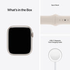 Apple Watch Series 7 - 45mm Starlight Renewed