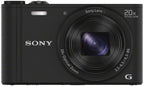 Sony DSCWX350/B 18MP Digital Camera Black 20x Zoom