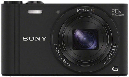 Sony DSCWX350/B 18MP Digital Camera Black 20x Zoom
