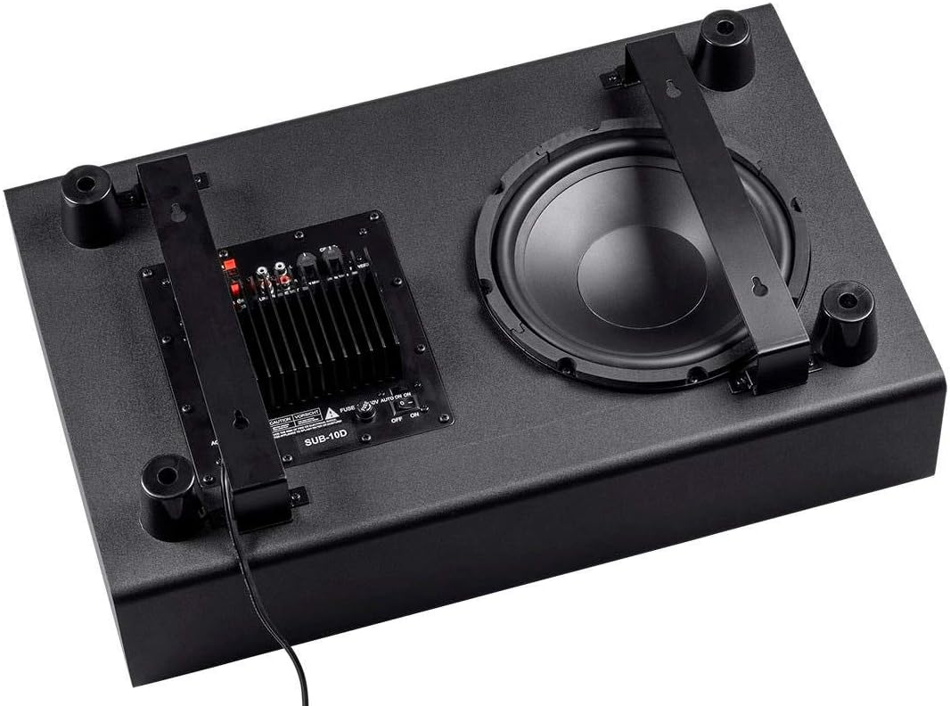 Monoprice 133830 SSW-10 Slim 10-Inch Powered Subwoofer