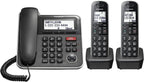 Panasonic KX-TGB852B Corded/Cordless Phone System with Answering Machine