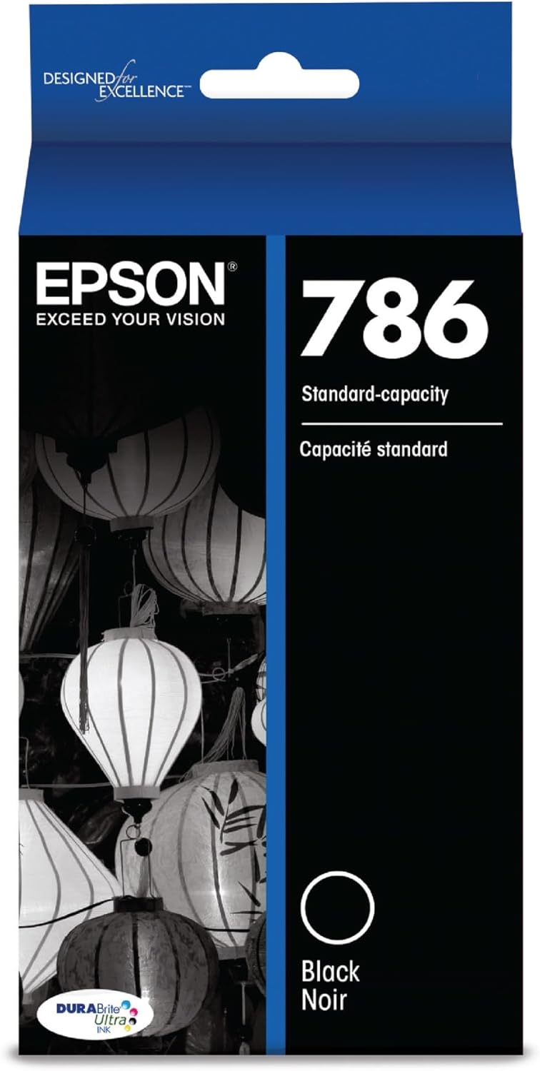 Epson T786120-S 786 Black DURABrite Ultra Ink Cartridge