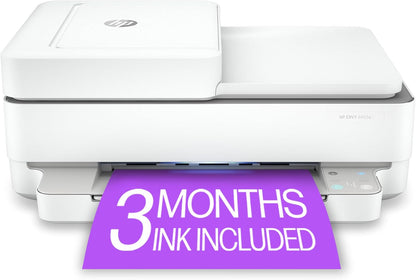 HP ENVY 6455e Wireless Color Inkjet Printer - White