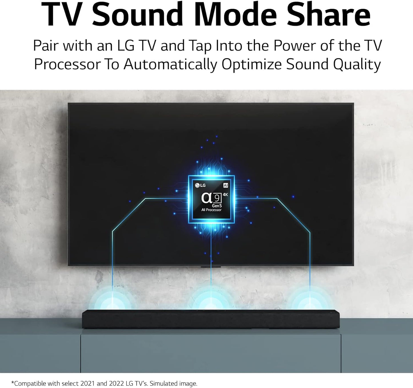 LG S80QR 5.1.3ch Soundbar: Dolby Atmos, Rear Speakers, Black