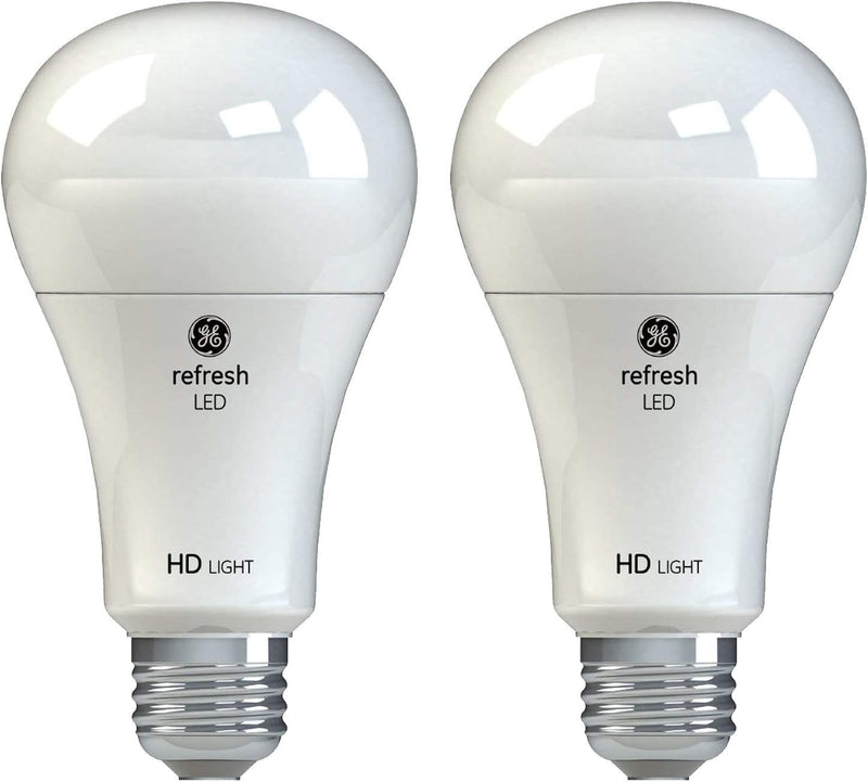 GE 93127610 Refresh LED A19 Light Bulbs 75W 2-Pack — main product image