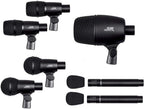 Monoprice 600007 Stage Right Drum Mic Kit: 7-Piece, XLR, Case Included