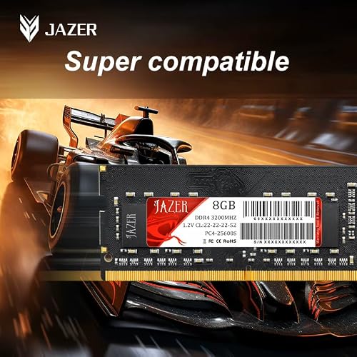 JAZER 16GB DDR4-3200 SODIMM Laptop Memory Kit — main product image