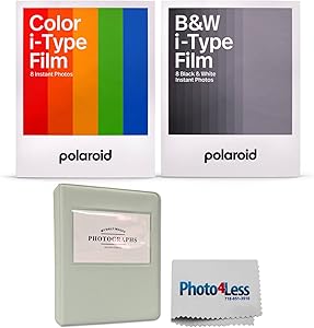 Polaroid I-Type Film Bundle with Album