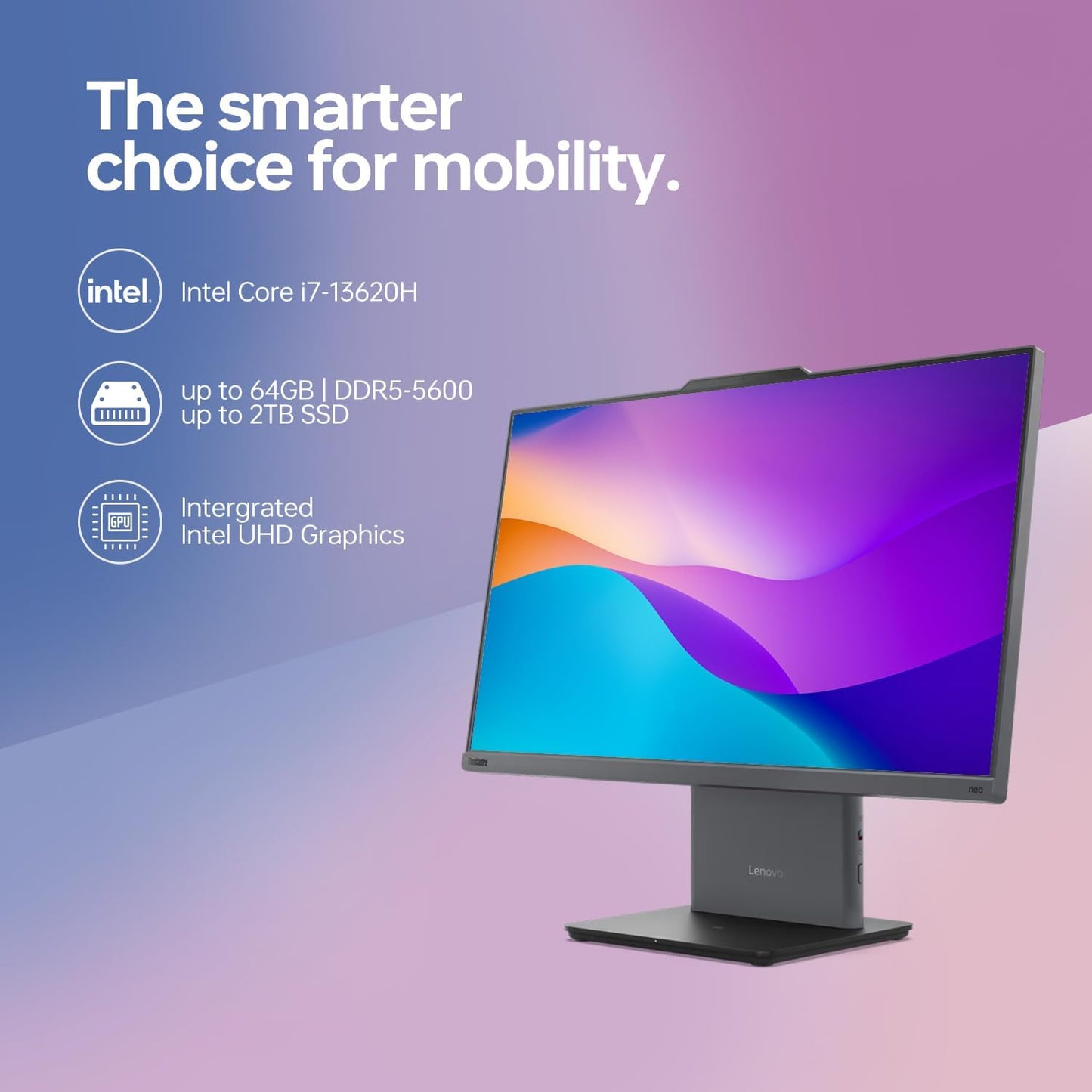 Lenovo 10R8 ThinkCentre All-in-One Desktop i7