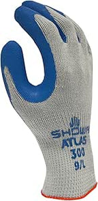 Atlas 300M Fit 300 Work Gloves Medium White/Blue