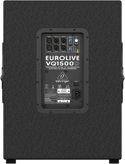 Behringer VQ1500D 500W 15" Powered PA Subwoofer
