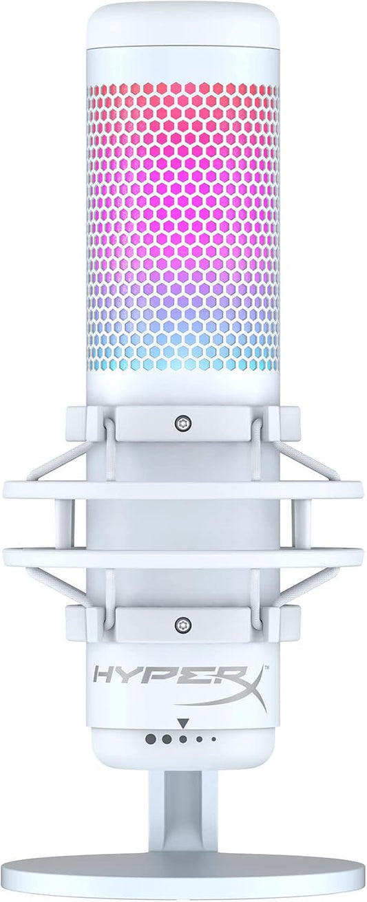 HyperX 519P0AA-cr QuadCast S RGB USB Microphone White