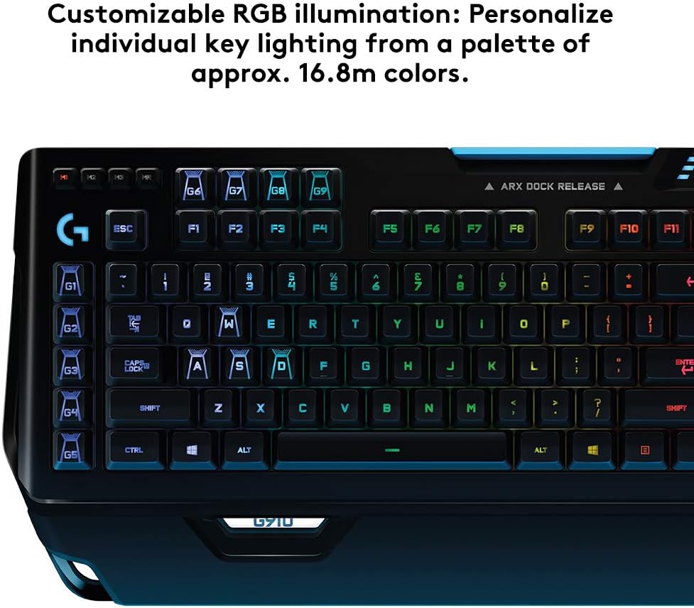 Logitech 920-008012 G910 Orion Spectrum RGB Mechanical Gaming Keyboard
