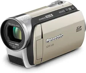 Panasonic SDR-S26-N - SD Camcorder (Gold) - 70x Zoom
