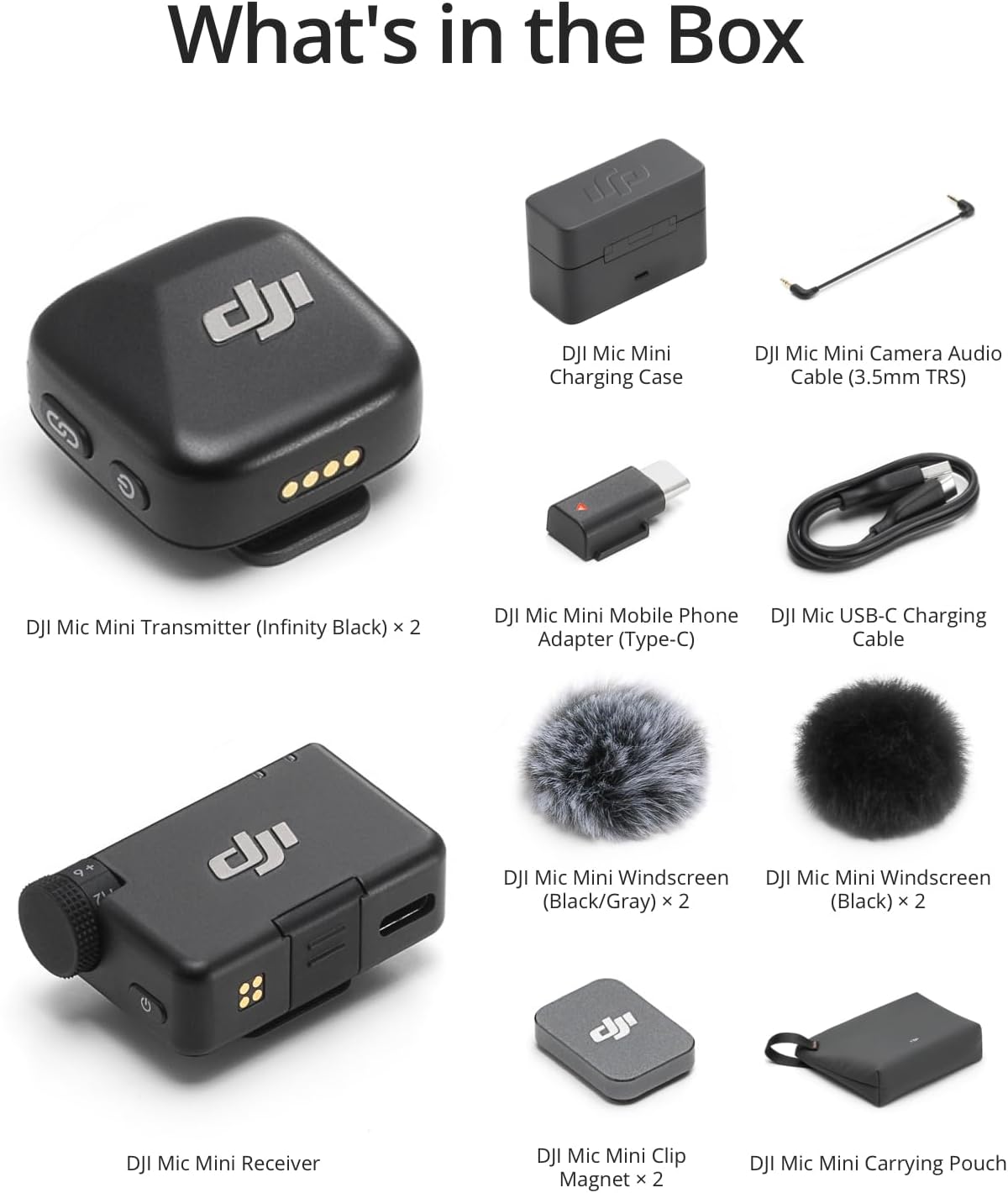 DJI E1DJIMICMI2T1RCC Mic Mini Wireless Lavalier System