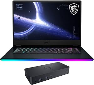 MSI GE66 Raider i9 RTX 3070 Gaming Laptop & Dock