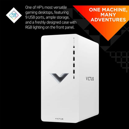 HP TPC-F124-MT Victus Ryzen 5 RTX 4060 Gaming Desktop
