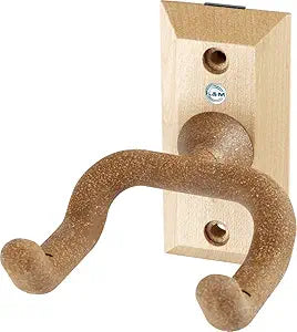 K&M 16220 Guitar Holder Cork Wall Mount — main product image