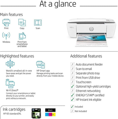 HP R-HP10128 DeskJet 3755 Wireless All-in-One Printer