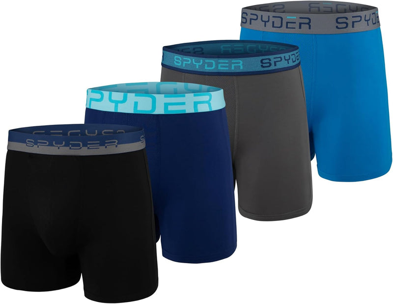 Spyder Spyder Mens Boxer Briefs 4 Pack — main product image