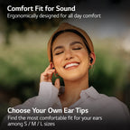 LG TONE-FP9 Free True Wireless Bluetooth Earbuds ANC UVnano Black