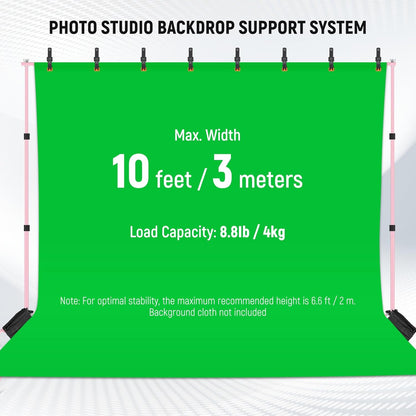 Neewer NK-ST0204: Photo Studio Backdrop Support System - Pink