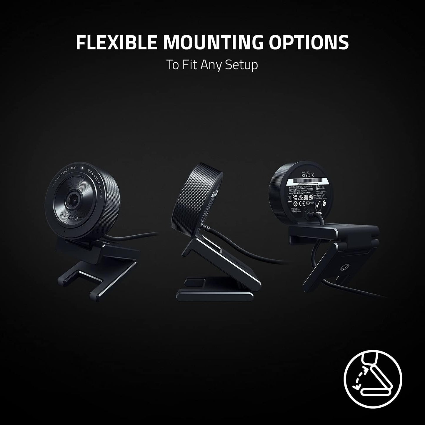 Razer RZ19-04170100 Kiyo X Full HD Streaming Webcam