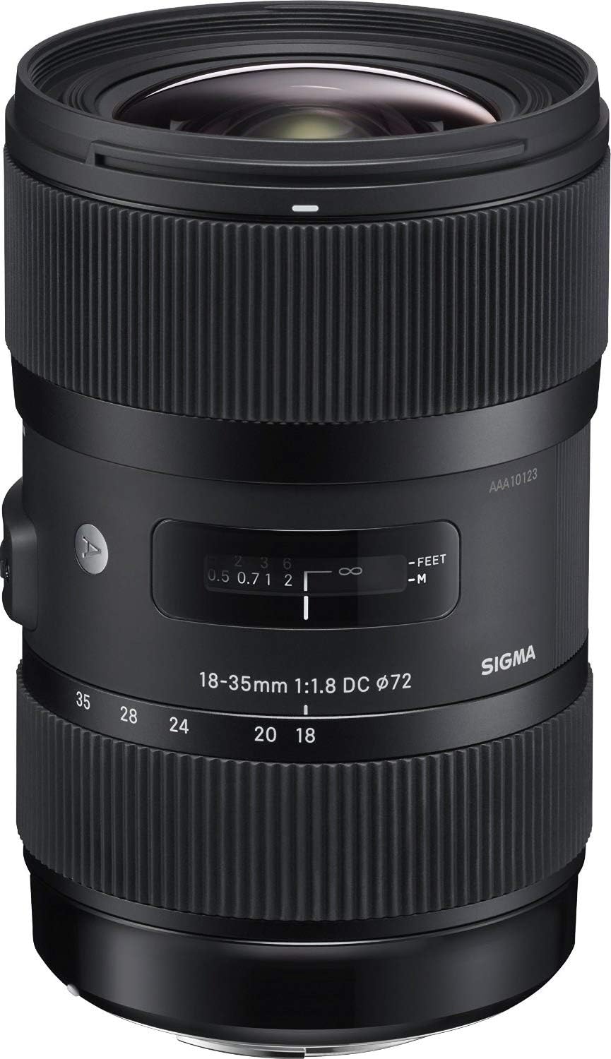 Sigma 210101 18-35mm F/1.8 DC HSM Lens Canon (Renewed)