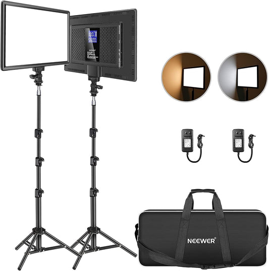 Neewer 10099300 13" LED Video Light Panel Kit