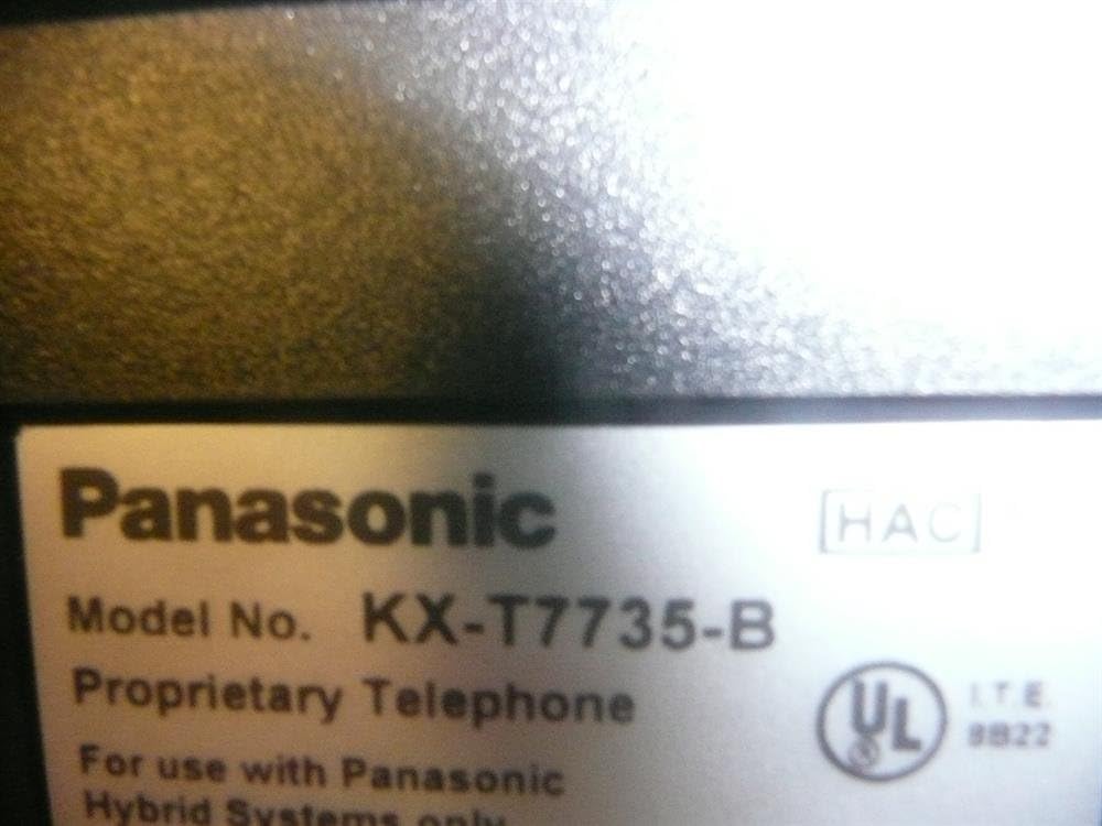 Panasonic KX-T7735-B 24-Button Speakerphone Black