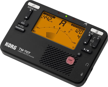 Korg TM70TBK Tuner Metronome Combo Black