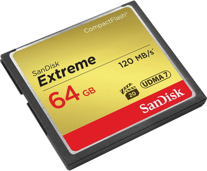 SanDisk SDCFXS-064G-A46 Extreme 64GB CompactFlash Memory Card