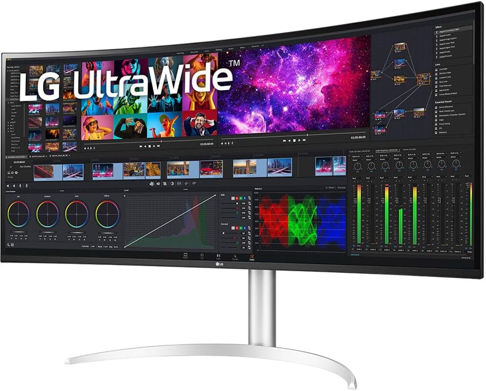 LG 40WP95C-W 39.7" UltraWide Curved 5K2K HDR Monitor