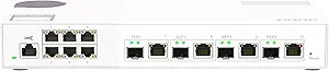 QNAP QSW-M2106-4C-US 10-Port 10GbE/2.5GbE Web Managed Switch