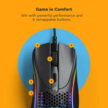 Glorious Glorious D 2 Wired Ergonomic Gaming Mouse