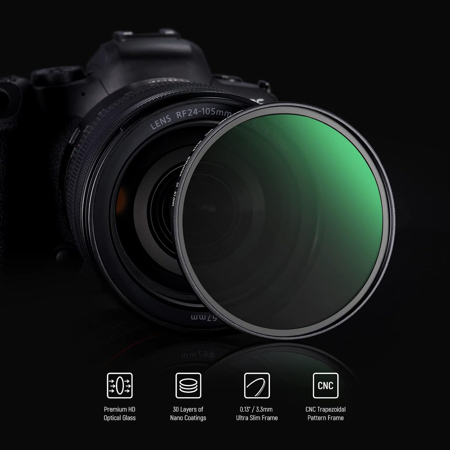 Neewer NW Series S 67mm Black Diffusion Filter