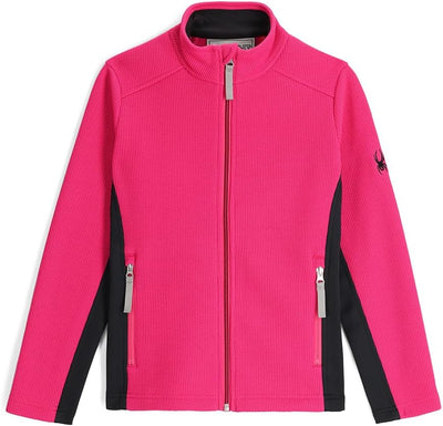Spyder 38R485304 Girls Bandita Jacket: Full Zip Fleece