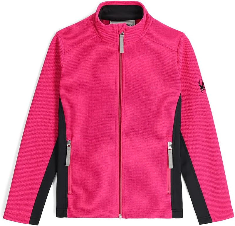Spyder 38R485304 Girls Bandita Jacket: Full Zip Fleece — main product image