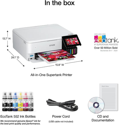 Epson ET-8500 EcoTank Photo Wireless All-in-One Printer