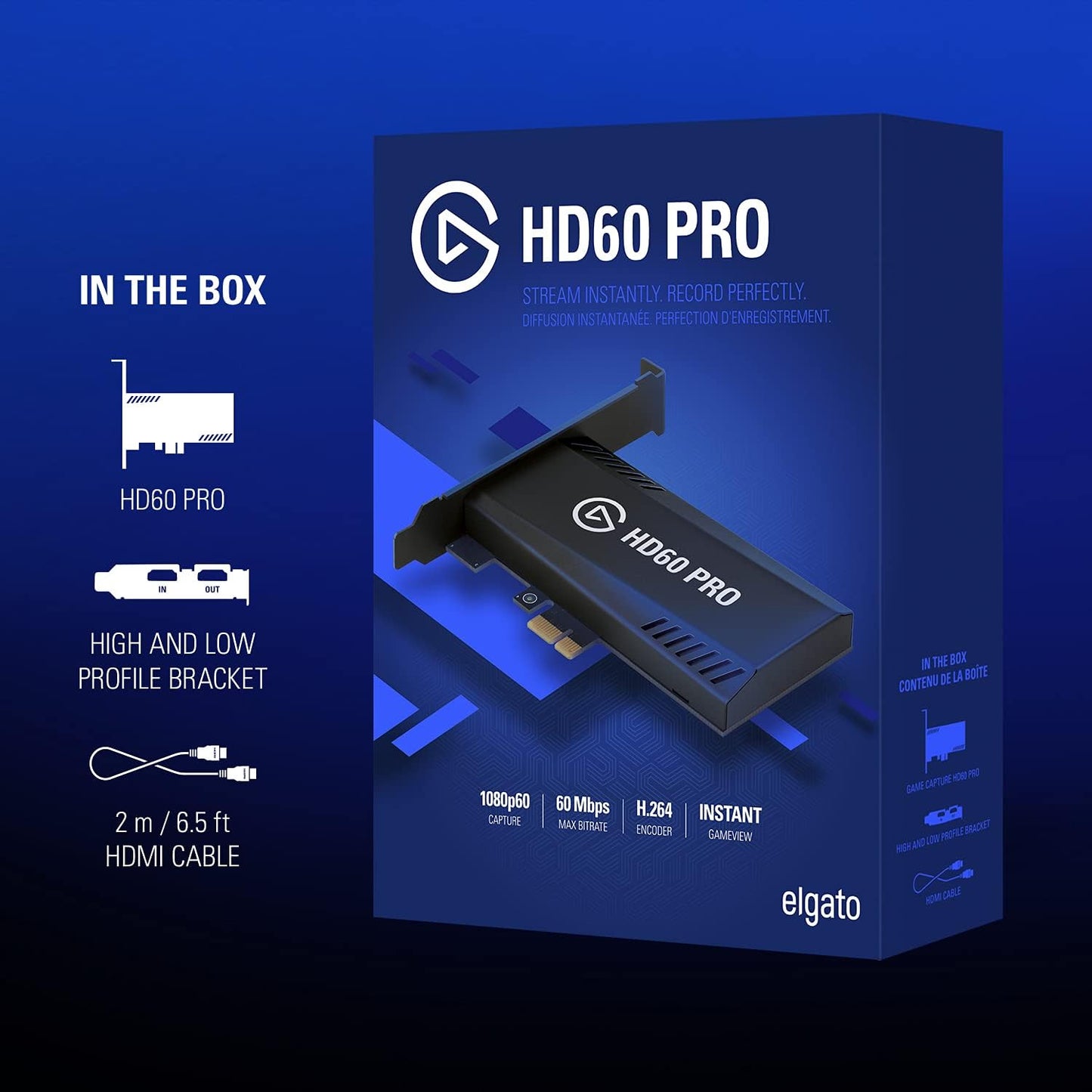Elgato 1GC109901002 HD60 Pro PCIe Capture Card