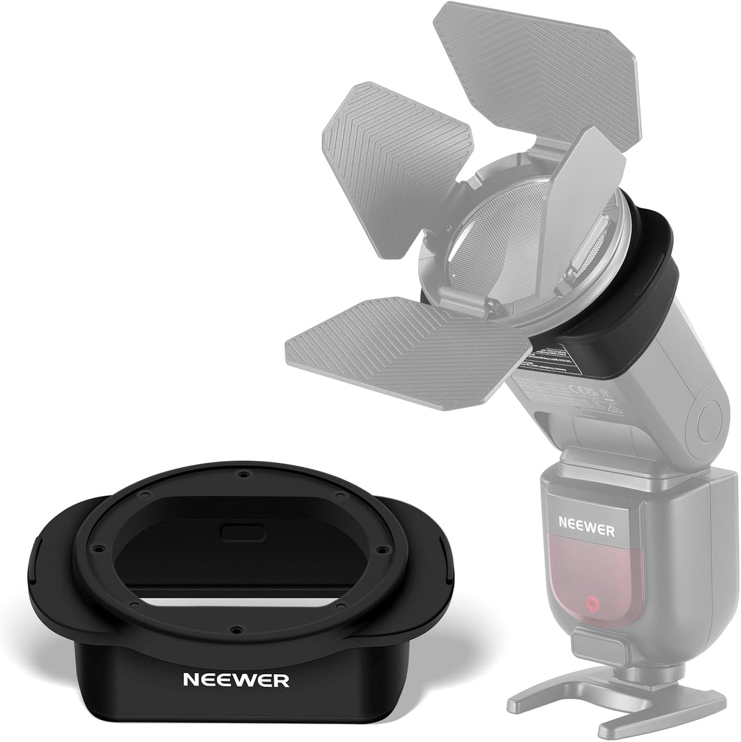Neewer 10103466 Square Flash Head Adapter - Magnetic