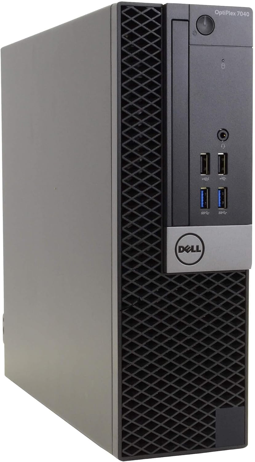 Dell Optiplex 7040 Desktop, i5, 16GB, 500GB SSD, 24" Monitor (Renewed)