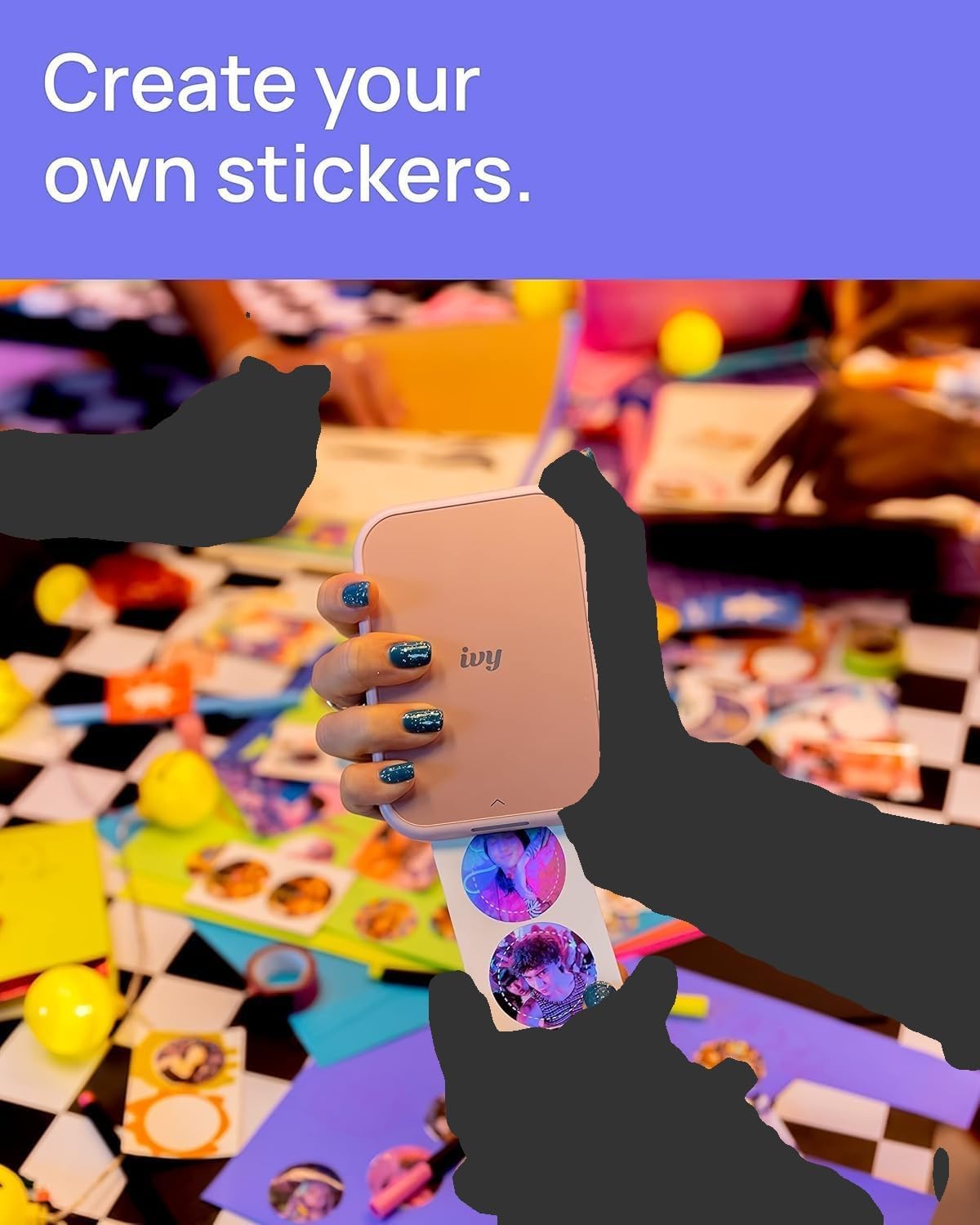 Canon ivy 2 Mini Photo Printer - Pure White Portable Printing