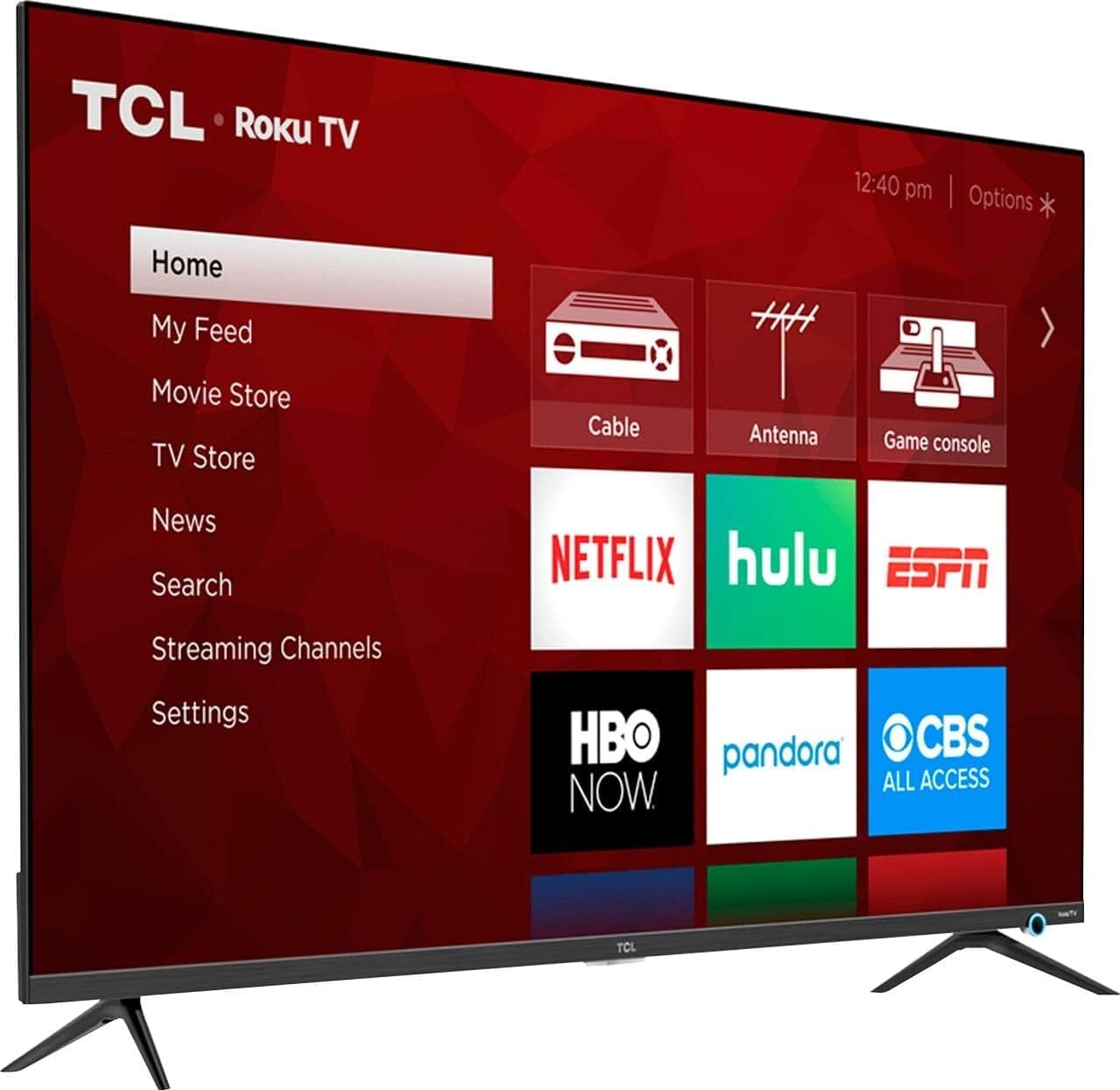 TCL 43S525 43-Inch 5 Series 4K Smart Roku TV Renewed